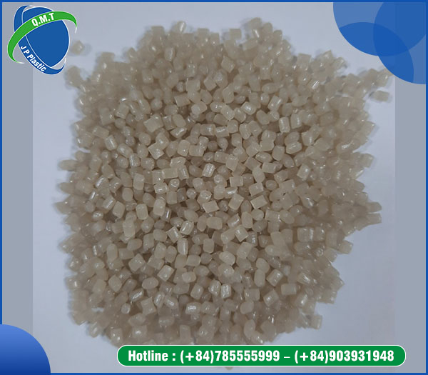 Ivory white recycled PE pellet